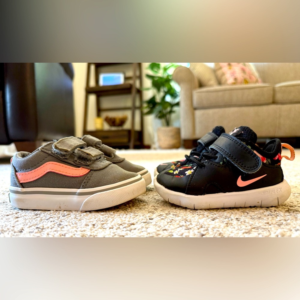 Lot of Name Brand Toddler Girls Shoes